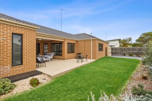 Backyard, Concrete pad for boat