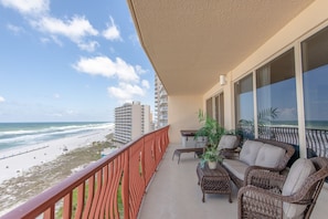 Private balcony.