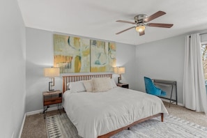 Welcome to the master bedroom.