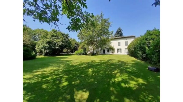 View of house from garden