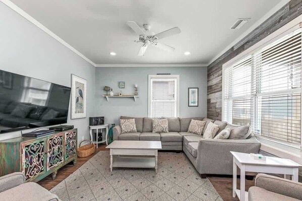 Spacious living area. 