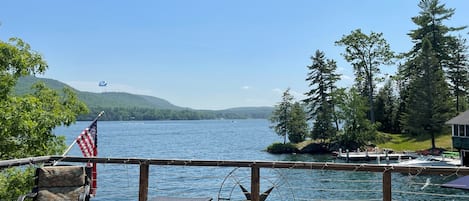 View on top of boathouse