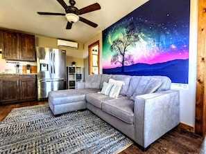 Modern Cabin Living Room