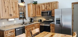 Shore View Cabins - Cabin 3 kitchen