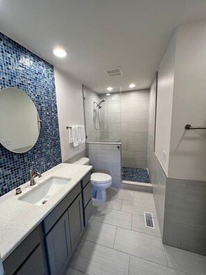 Master Bathroom with extra storage