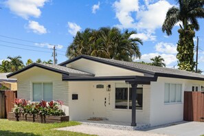 Our house was newly renovated with a modern Mediterranean design