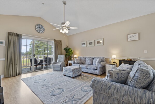 Enjoy our BRAND NEW living room furniture. 