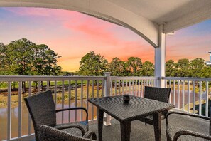 Balcony view of Pine Hills Golf Course.