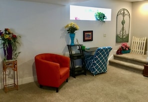 Workspace and additional seating