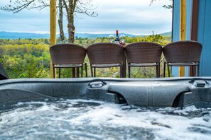 View from the hot tub