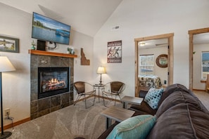 Comfortable and spacious living area.