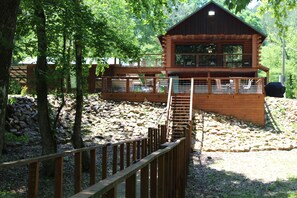 view of Cabin from the river