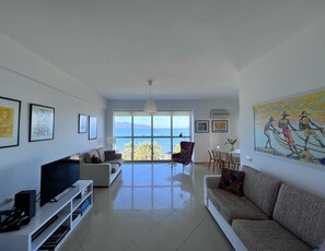 Living room with sea view