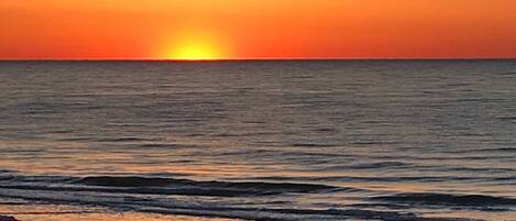 AMAZING sunsets from private balcony