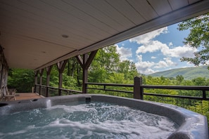 Relax and enjoy your wonderful, private hot tub...