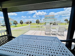 Enjoy dinner on the deck with amazing views