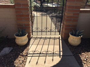 Walkway/gate at townhome