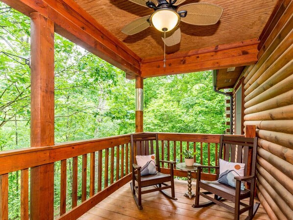 Porch off main living area 