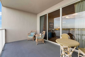 Balcony | 14th-Floor Unit | Free WiFi | Elevator Access | Resort Amenities