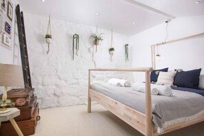 Bedroom 1 – king size bed in a stylish and restful space