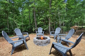 Sit Back, Relax, Roast S'mores, and Create Memories at the Fire Pit