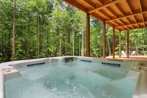Soak and Recharge in the Large Hot Tub
