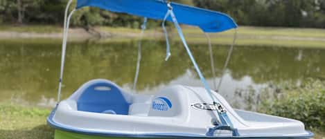 Get your steps in by way of this fun paddle boat!
