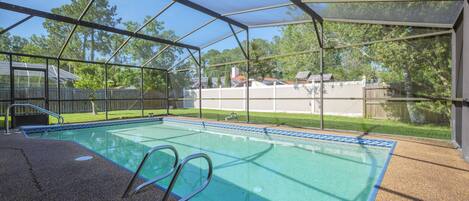 Pool View - Having the pool right outside your door makes getting out there to work on your tan a priority.