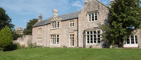 View of West House and the main house.
