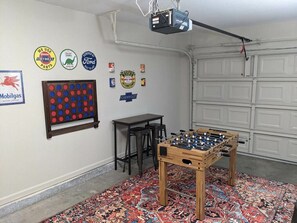 Enjoy with game room with friends or family!