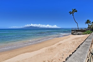 Beach in front of the condo