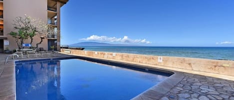 Swimming pool with a view