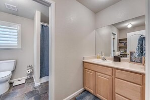 Hallway bathroom