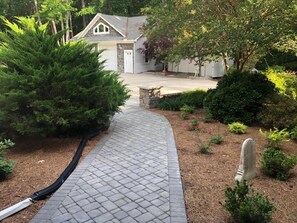 Front garden walkway.