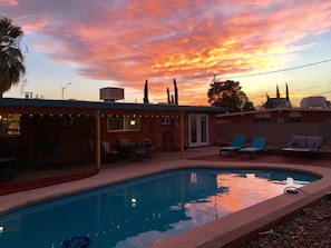 Enjoy the Arizona sunsets.