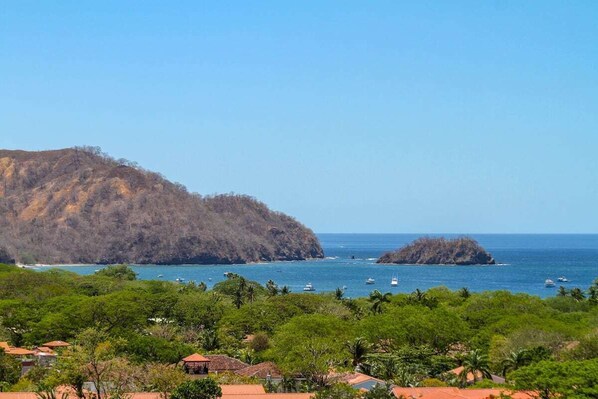 Vista a la playa o el mar