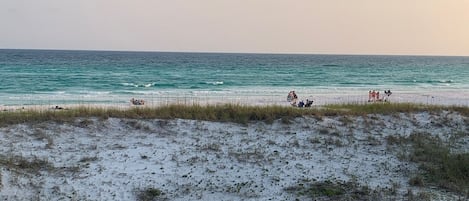 Our PRIVATE beach. The amazing Emerald Coast!!