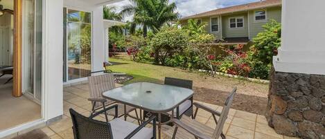 Plantation at Princeville Resort #1712 - Dining Lanai View - Parrish Kauai