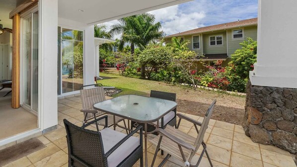 Plantation at Princeville Resort #1712 - Dining Lanai View - Parrish Kauai