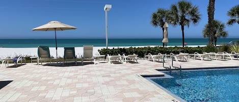 Pool Deck overlooking beach