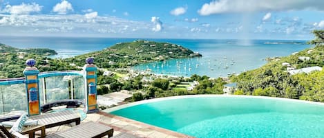 Infinity Pool with Caribbean View