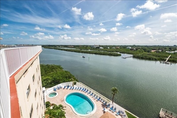 View with Pool and Intercoastal