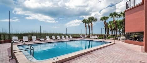 Pool with Lounge Area