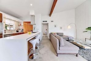 Open kitchen-dining room