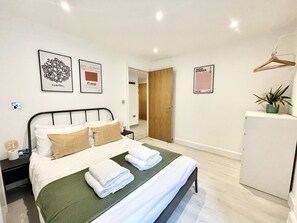 Master bedroom with double bed