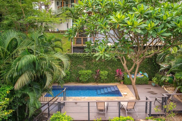 Take a dip in the pool or head to the beach