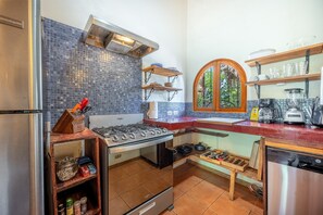 Cook up a feast or a quick snack in this well-stocked kitchen