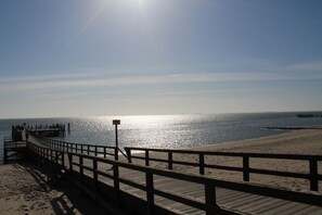 Vue sur la plage/l’océan