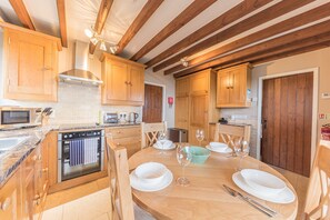 Tower Cottage kitchen with dining table