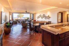 Open living area concept